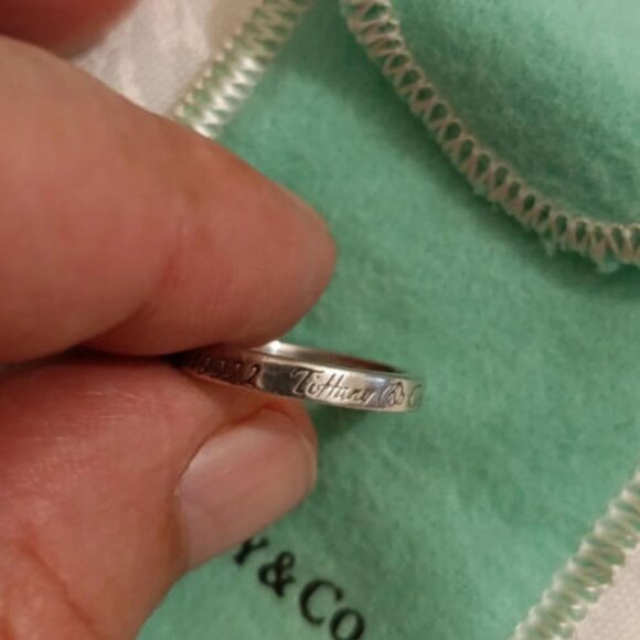 Tiffany & Co. 925 Silver Ring - Size 5.1, With Original Box - Picture 1 of 10